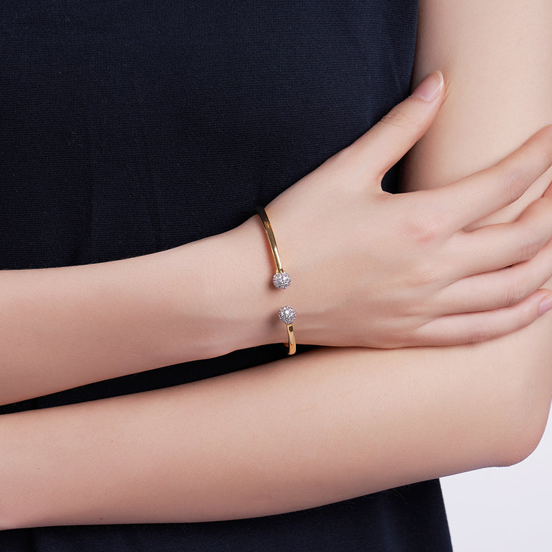 MADREPERLA™ White Ball-shaped Minimalist Bracelet