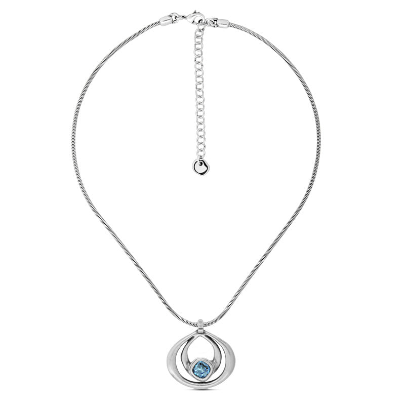 CICLON™ Aura Crystal Silver Plated Necklace