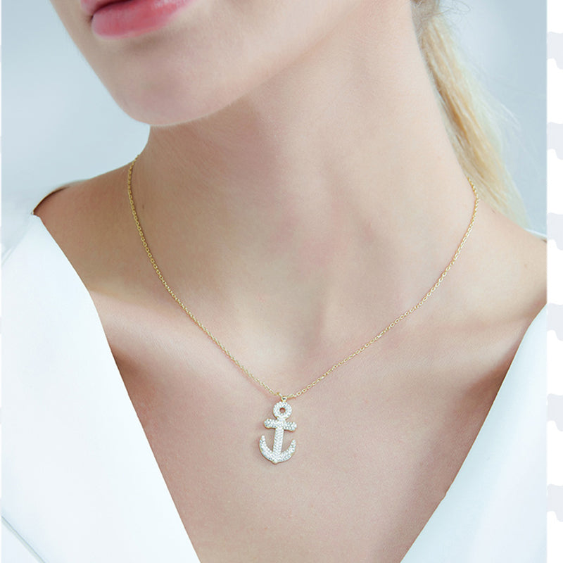 MADREPERLA™ Logbook Anchor Necklace