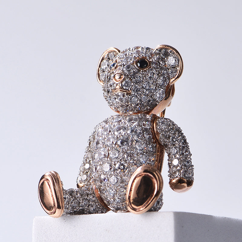 MADREPERLA™ Lebear Sherri Bear Brooch Necklace