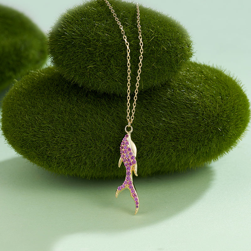 LADY PERLA™ Coral World 925 Sterling Silver Necklace