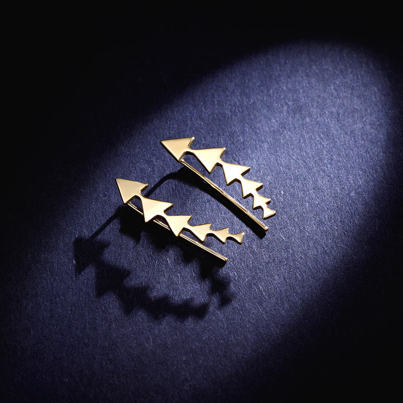 MADREPERLA™ Office Lady Hecate Triangle Earrings