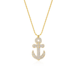 MADREPERLA™ Logbook Anchor Necklace