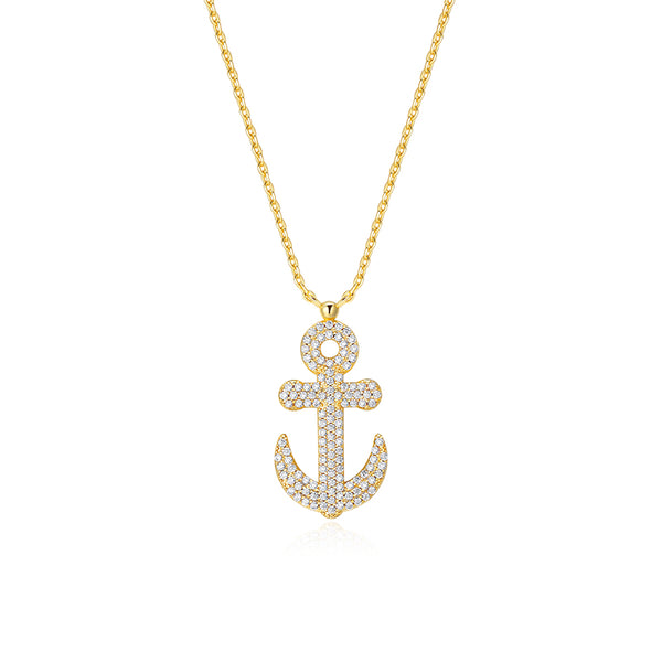 MADREPERLA™ Logbook Anchor Necklace