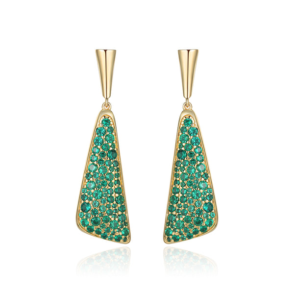 LADY PERLA™ Seaweed Series 925 Sterling Silver Drop Earrings