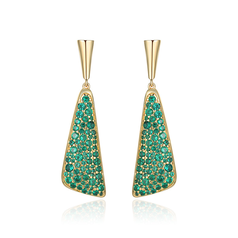 LADY PERLA™ Seaweed Series 925 Sterling Silver Drop Earrings