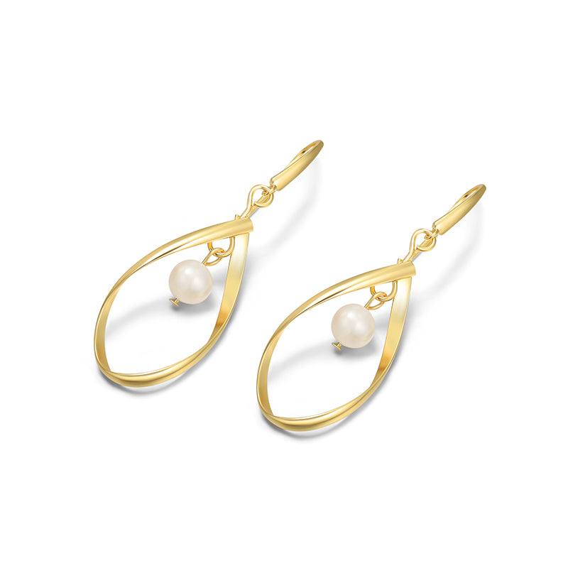 MADREPERLA™ Office Lady Allure Pearls Earrings