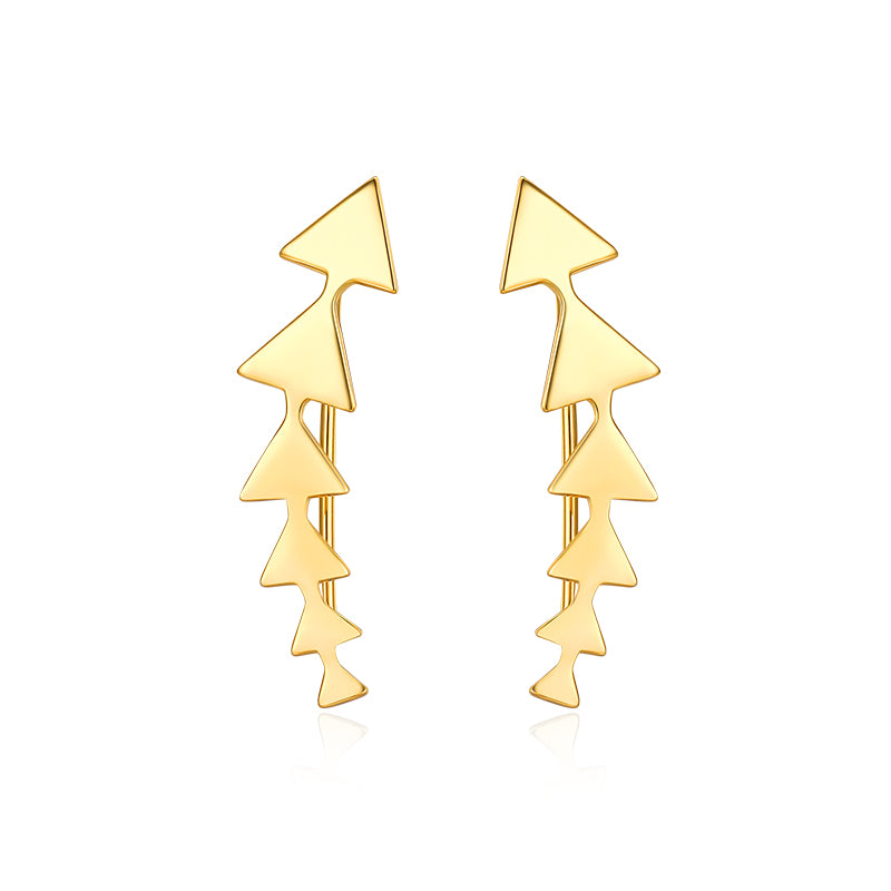 MADREPERLA™ Office Lady Hecate Triangle Earrings