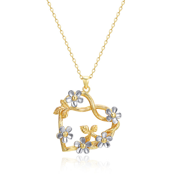 MADREPERLA™ Blooming Flowers Pendant Necklace