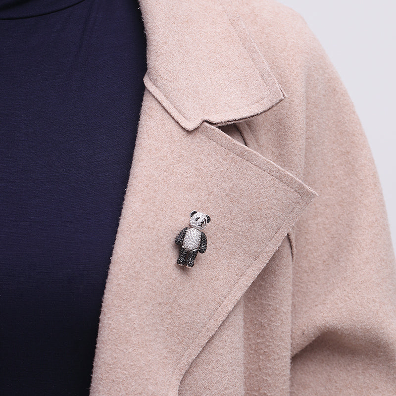 MADREPERLA™ Lebear Baby Bear Brooch Necklace