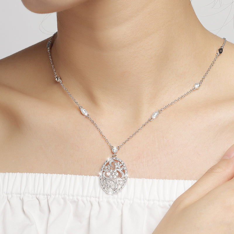 MADREPERLA™ Retro Court Flower Necklace