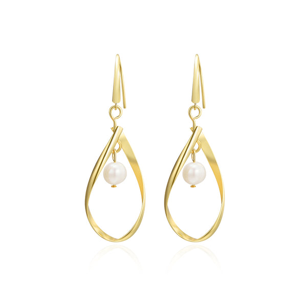 MADREPERLA™ Office Lady Allure Pearls Earrings