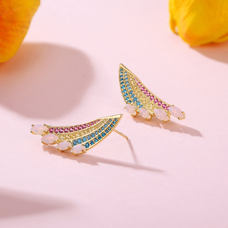 LADY PERLA™ Spring Rainbow 925 Sterling Silver Earrings