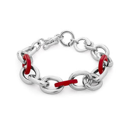 CICLÓN™ Red and White Bronze Bracelet