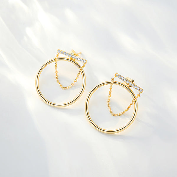 MADREPERLA™ Office Lady Akso Geometry Earrings