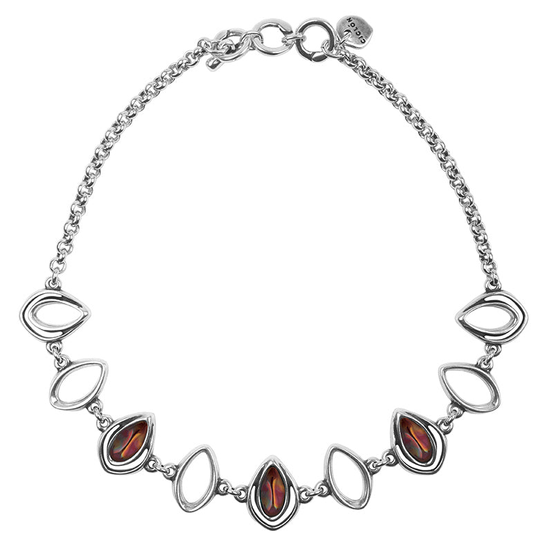 CICLÓN™ Boreal Chain Link Oval Shape Short Necklace