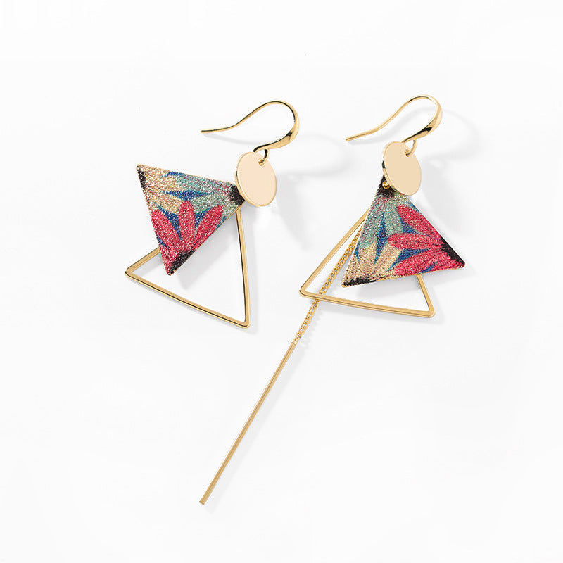 MADREPERLA™ Office Lady Vintage Pyramid Earrings