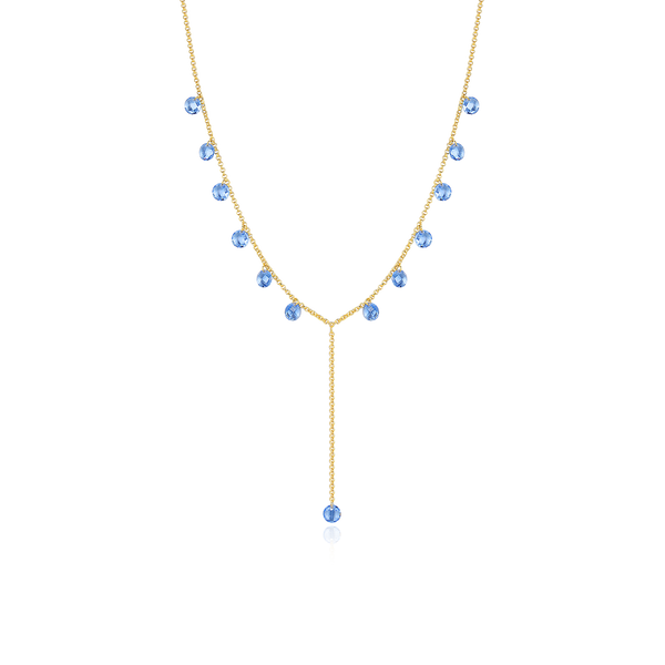 MADREPERLA™ Summer Love Blue Gem Necklace