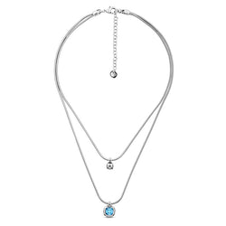 CICLON™  You And Me Crystal Double Layer Necklace