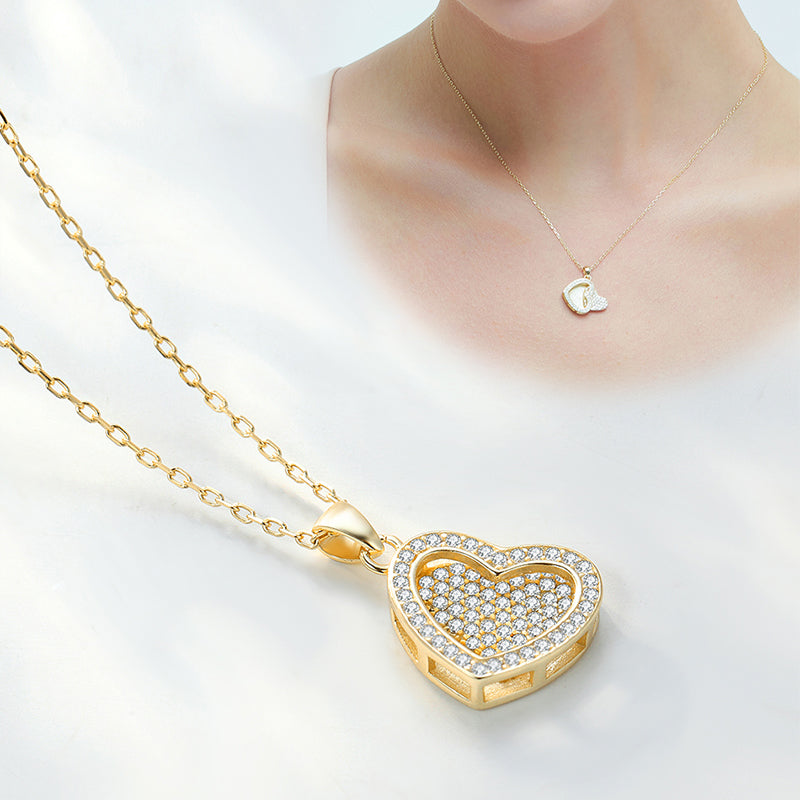 MADREPERLA™ Heart Diamond Pendant Necklace