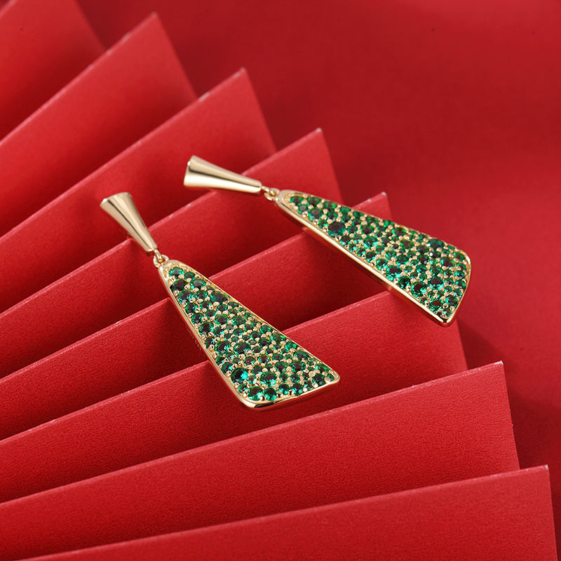 LADY PERLA™ Seaweed Series 925 Sterling Silver Drop Earrings