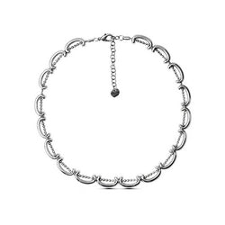 CICLÓN™ Silver Beaded Cluster Short Necklace