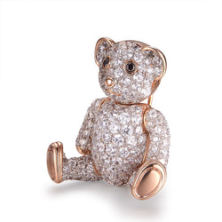 MADREPERLA™ Lebear Sherri Bear Brooch Necklace