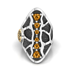 BOHEMME™ Savage Essence 18K Gold Over Sterling Silver Ring