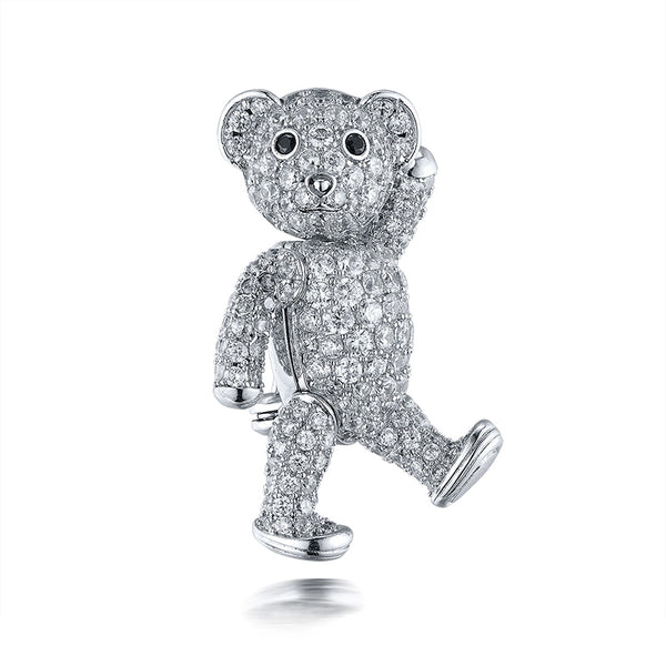 MADREPERLA™ Lebear Smith Bear Brooch Necklace