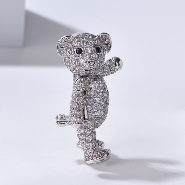 MADREPERLA™ Lebear Smith Bear Brooch Necklace