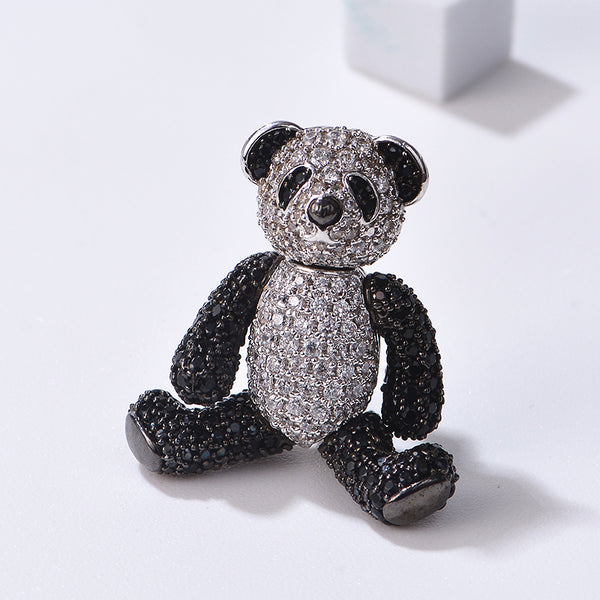 MADREPERLA™ Lebear Baby Bear Brooch Necklace