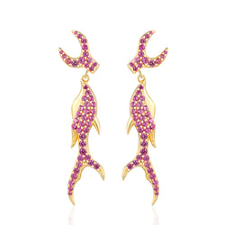 LADY PERLA™ Coral World 925 Sterling Silver Earrings