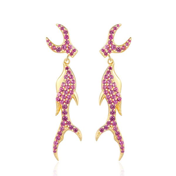 LADY PERLA™ Coral World 925 Sterling Silver Earrings