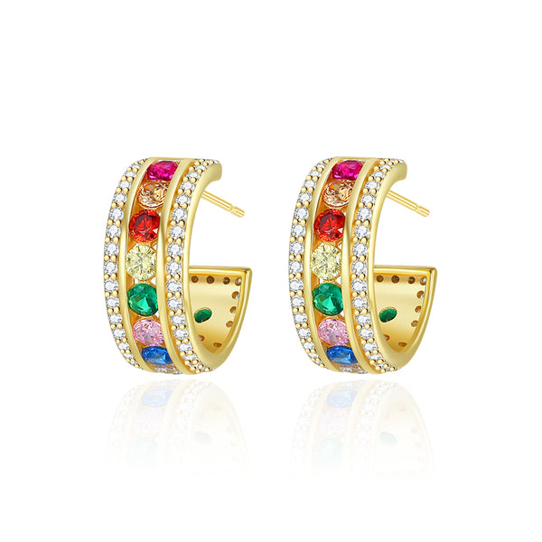 MADREPERLA™ Rainbow multicolor Earrings