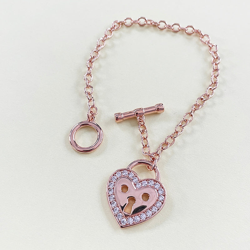 MADREPERLA™ Lock Heart Bracelet