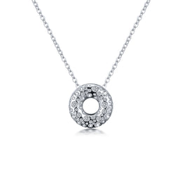 MADREPERLA™ Eternity Circle Pendant Necklace