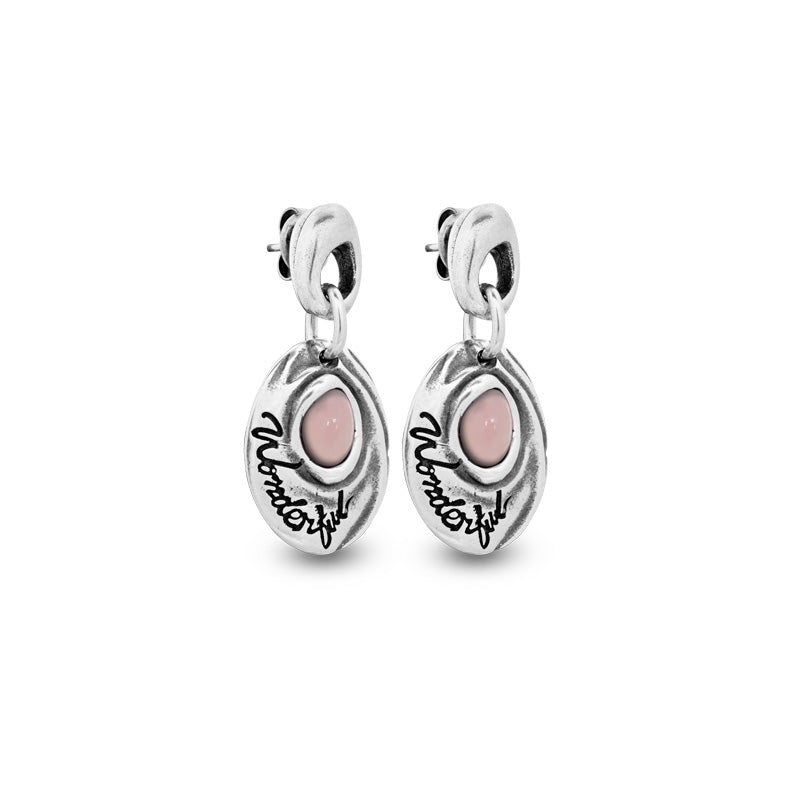 CYCLONE™ Wonderful Crystal Silver Plated Metal Earrings