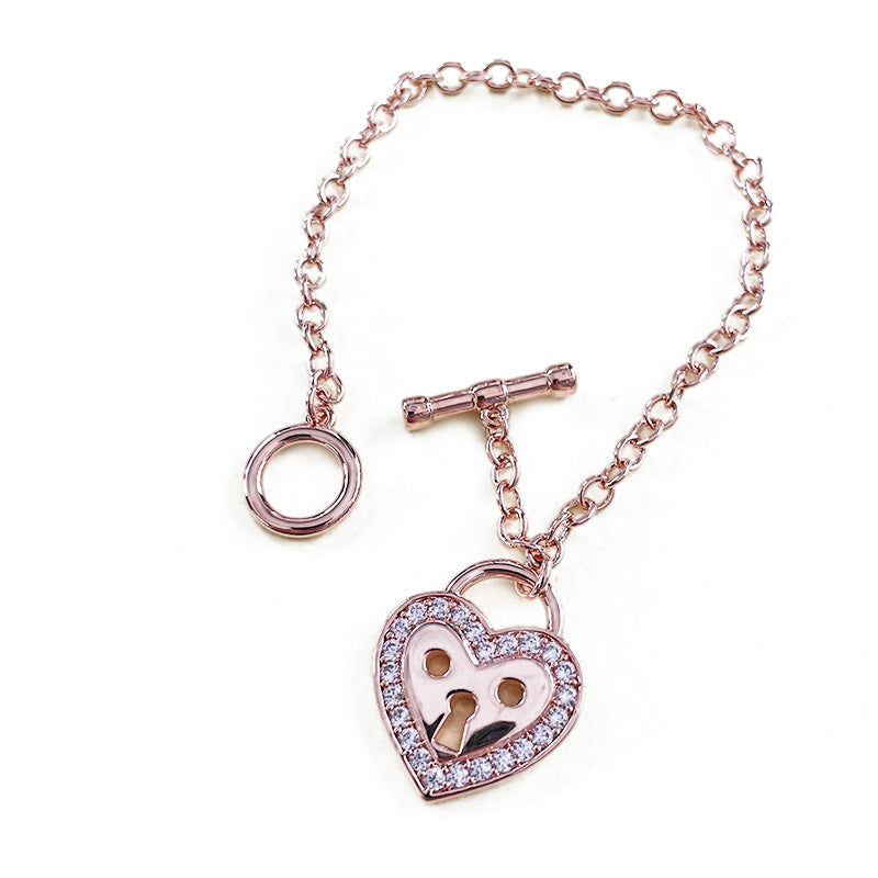 MADREPERLA™ Lock Heart Bracelet