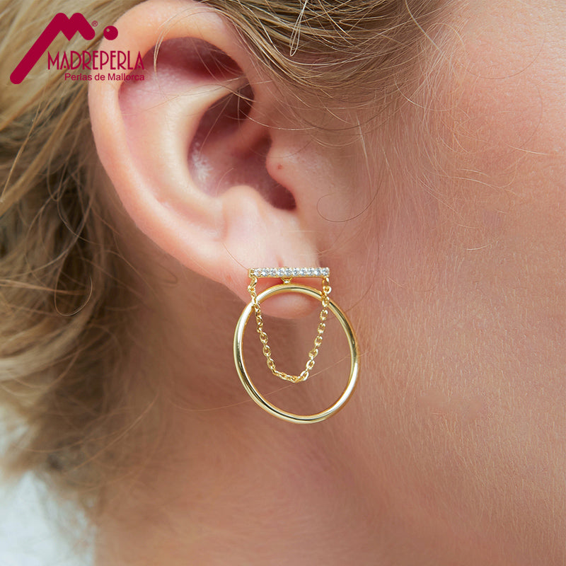 MADREPERLA™ Office Lady Akso Geometry Earrings