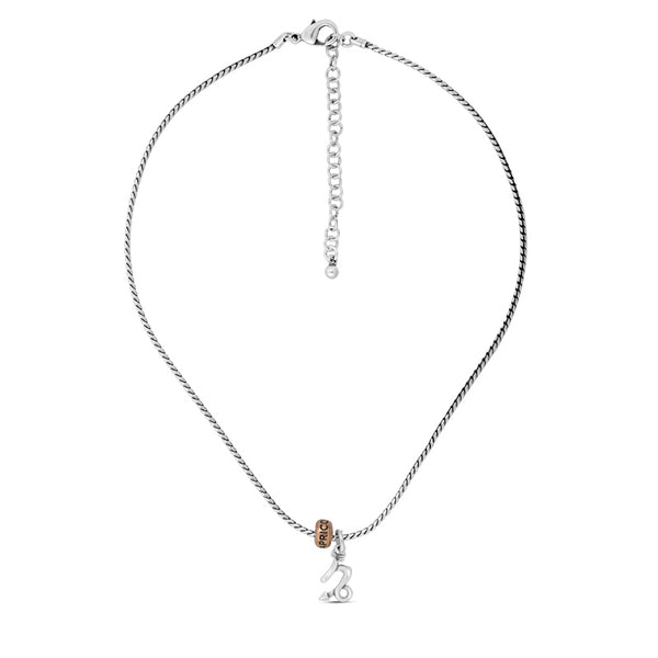 CICLÓN™ Collier Capricornus Argent Necklace