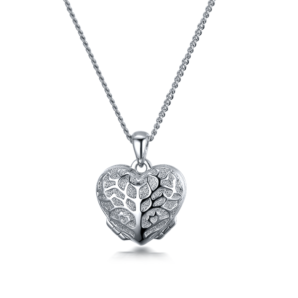 MADREPERLA™ Heart of Clover Fold Necklace