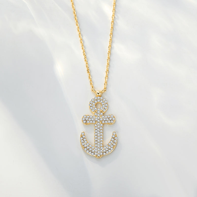 MADREPERLA™ Logbook Anchor Necklace