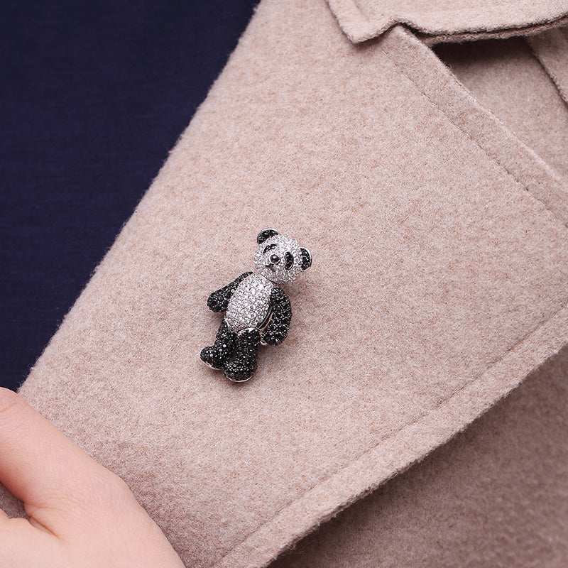 MADREPERLA™ Lebear Baby Bear Brooch Necklace