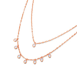 MADREPERLA™ Moonstone Ocean Carol Necklace