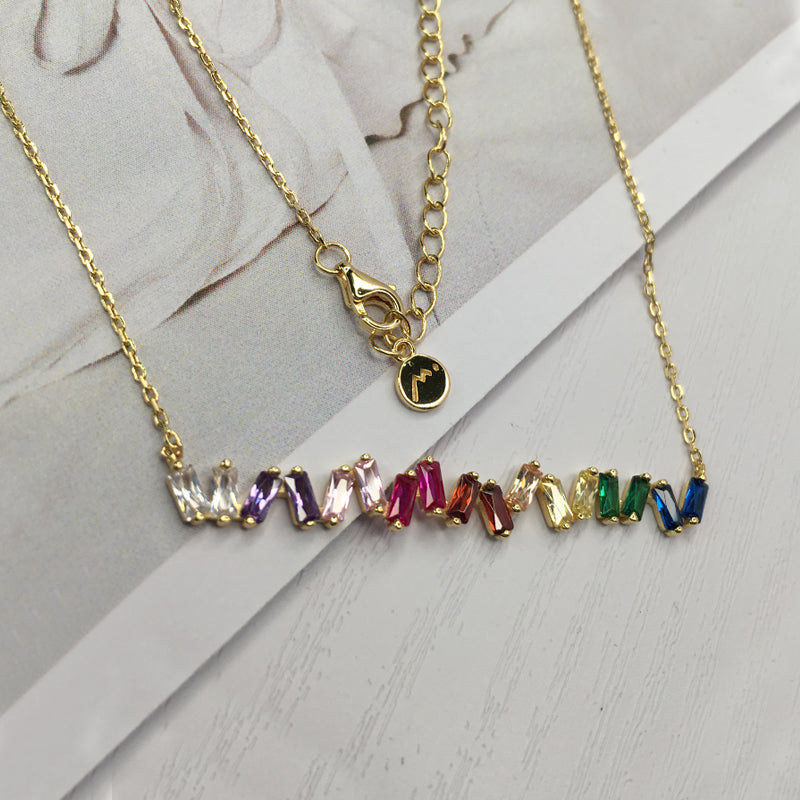 MADREPERLA™ Rainbow Irregular Necklace