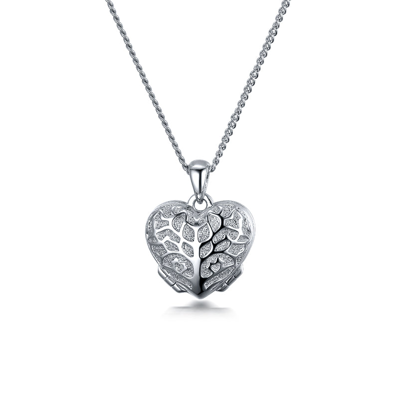 MADREPERLA™ Heart of Clover Fold Necklace