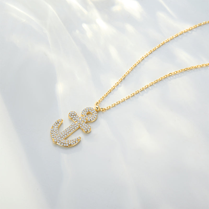 MADREPERLA™ Logbook Anchor Necklace