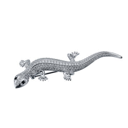 MADREPERLA™ Diamond Chameleon Nature Brooch