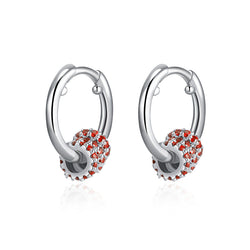 LADY PERLA™ Circle Structure 925 Sterling Silver Polycyclic Earrings