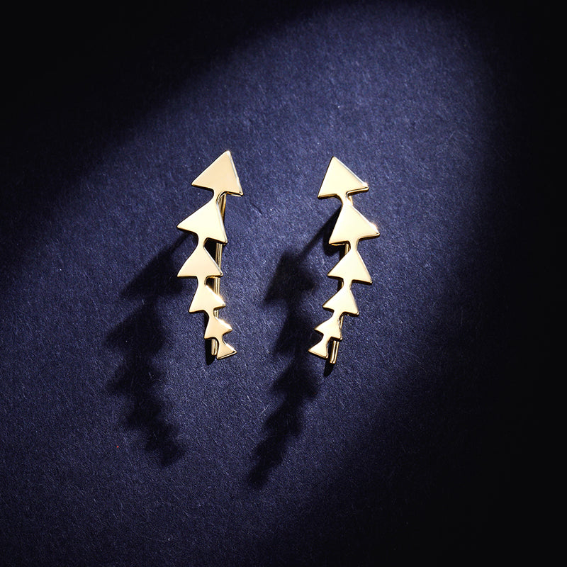 MADREPERLA™ Office Lady Hecate Triangle Earrings